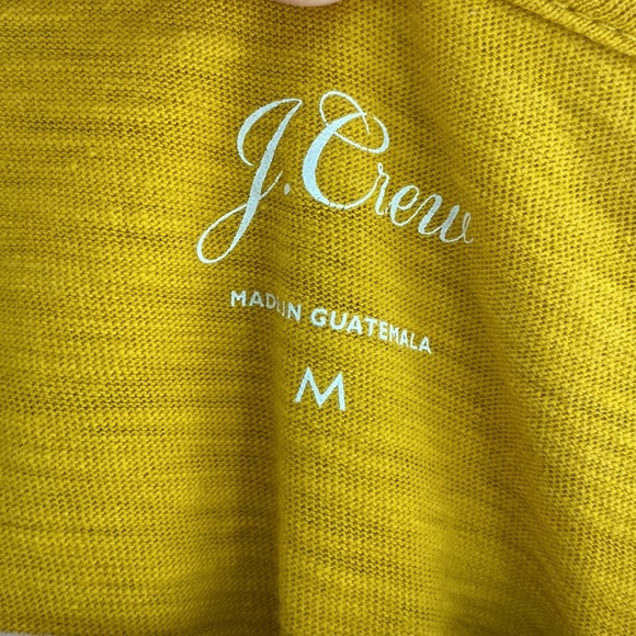 Mustard size M J Crew t shirt - Picture 2 of 3